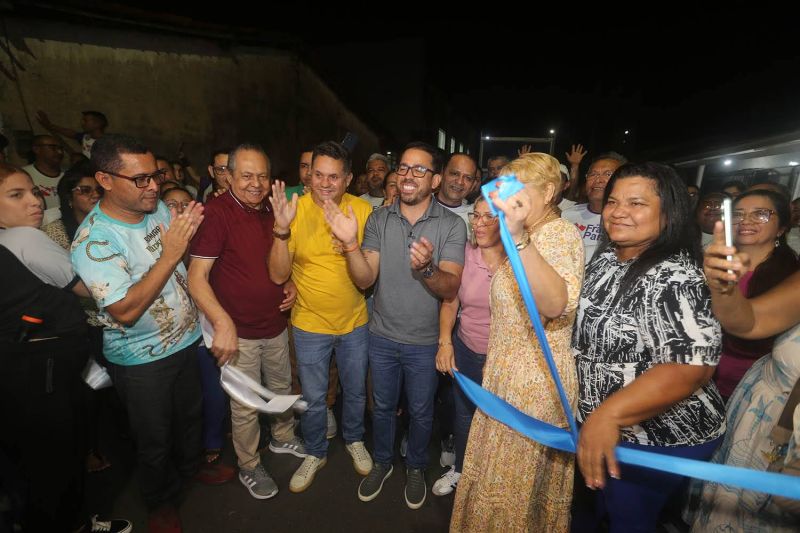 Inauguração de ruas no bairro do PAAR