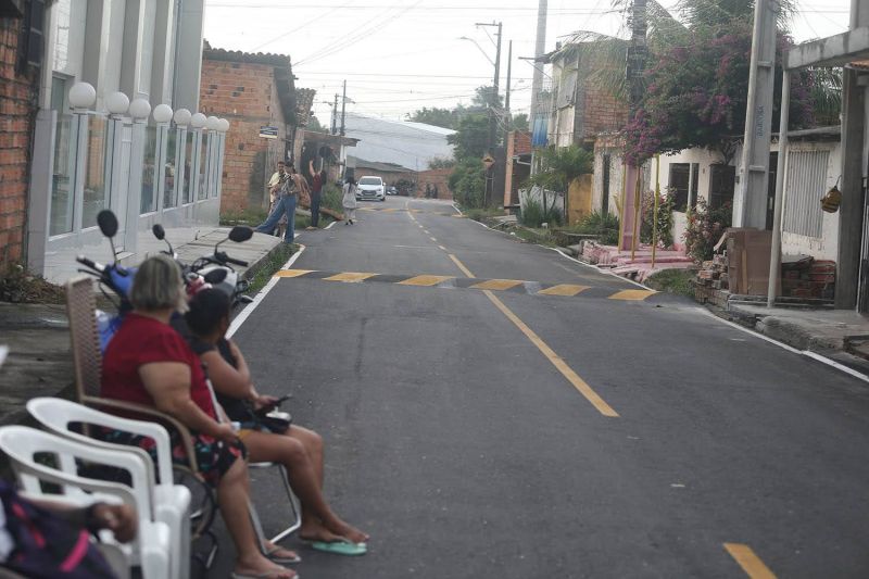 Inauguração de ruas no bairro do PAAR