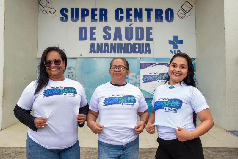 2º dia do Mutirão Bora Dá-Lhe + Saúde no Super Centro