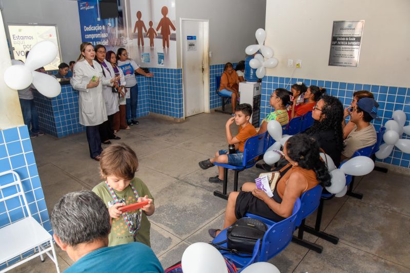 Ação Janeiro Roxo na UBS Patrícia Sarmento