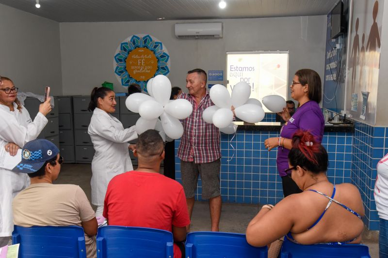 Ação Janeiro Roxo na UBS Patrícia Sarmento