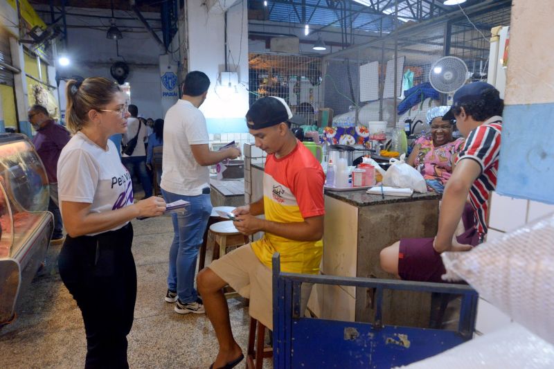 Blitz Educativa Não é Não no Mercado Central