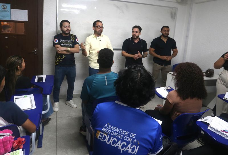 Retorno das aulas do cursinho municipal