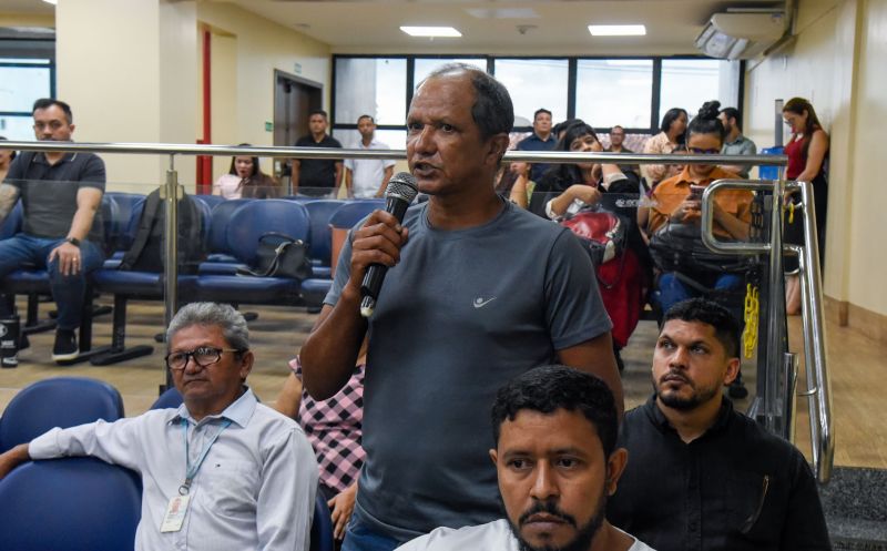 Audiência Pública no Auditório da Camara dos Vereadores