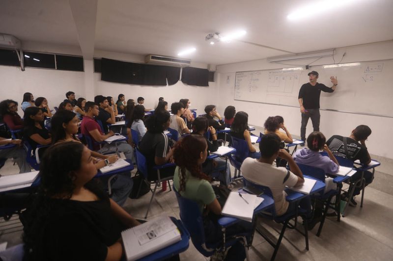 Inicio das aulas turma da noite