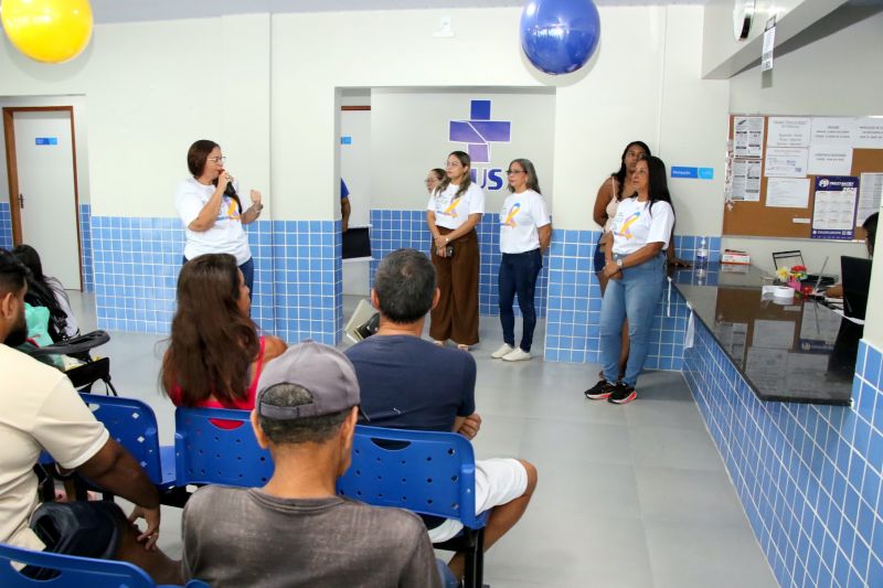 Março Lilás na UBS Deus e Amor