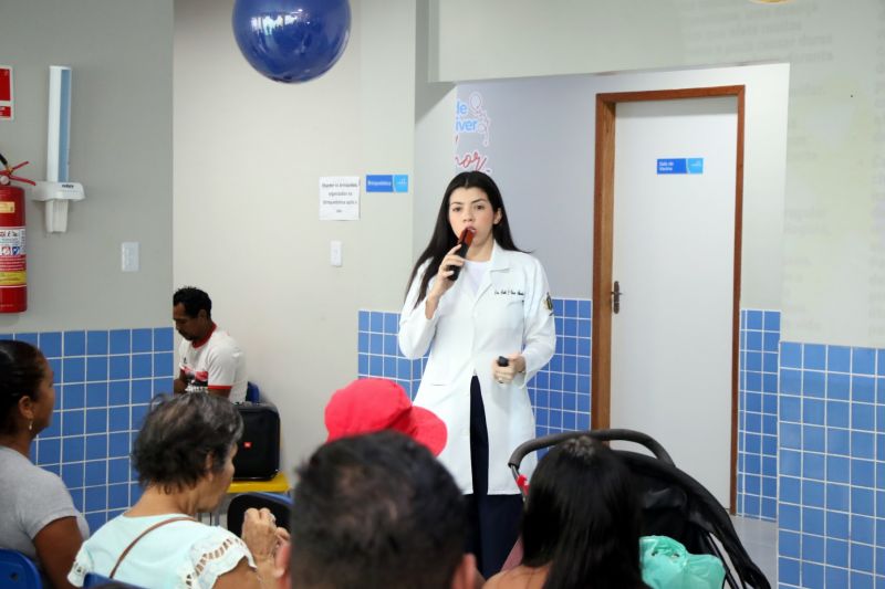 Março Lilás na UBS Deus e Amor