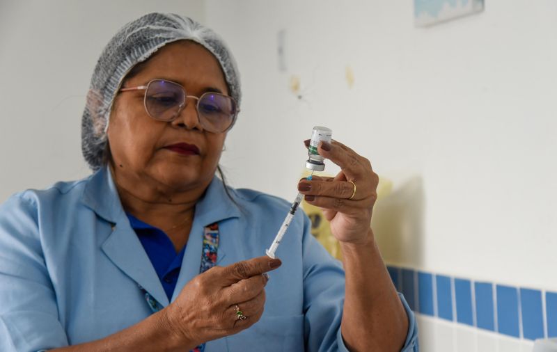 Encerramento da campanha de vacinação na EMEF João Paulo Il na Cidade Nova