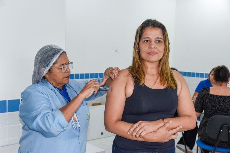 Encerramento da campanha de vacinação na EMEF João Paulo Il na Cidade Nova