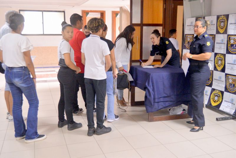 Aula inaugural do Projeto Anjos da Guarda no auditório Unama Ananindeua