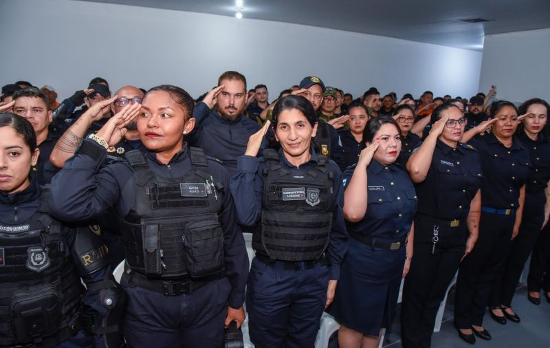 Cerimônia de entrega de armamentos aos Policias Municipais de Ananindeua