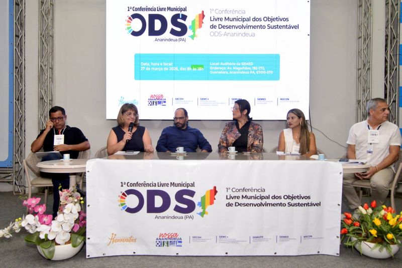 1ª Conferência Livre Municipal dos Objetivos de Desenvolvimento Sustentável (ODS) no auditório da SEMED
