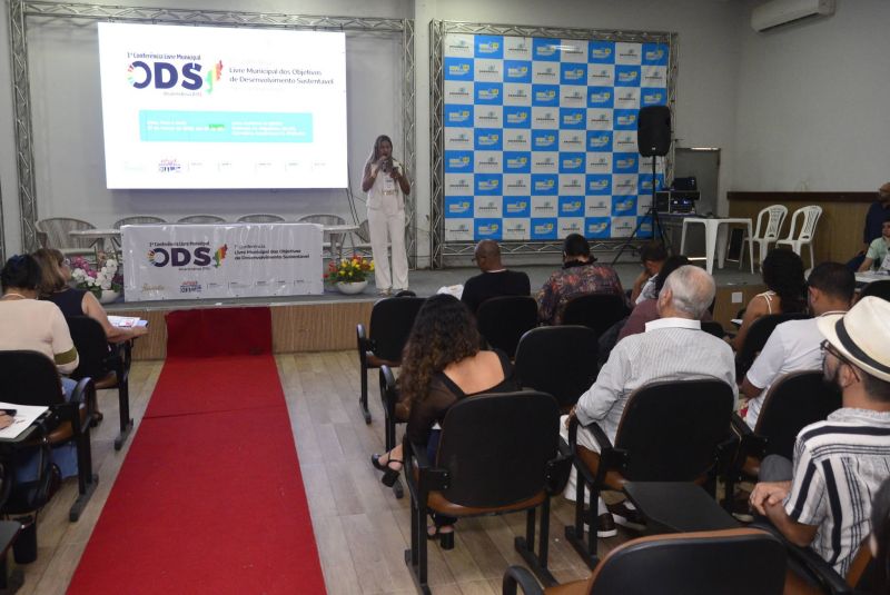 1ª Conferência Livre Municipal dos Objetivos de Desenvolvimento Sustentável (ODS) no auditório da SEMED
