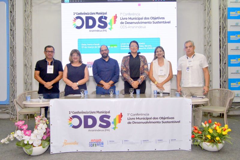 1ª Conferência Livre Municipal dos Objetivos de Desenvolvimento Sustentável (ODS) no auditório da SEMED
