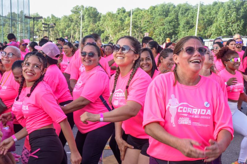 ll Corrida das Mulheres com usuários dos CRAS na Orla de Ananindeua