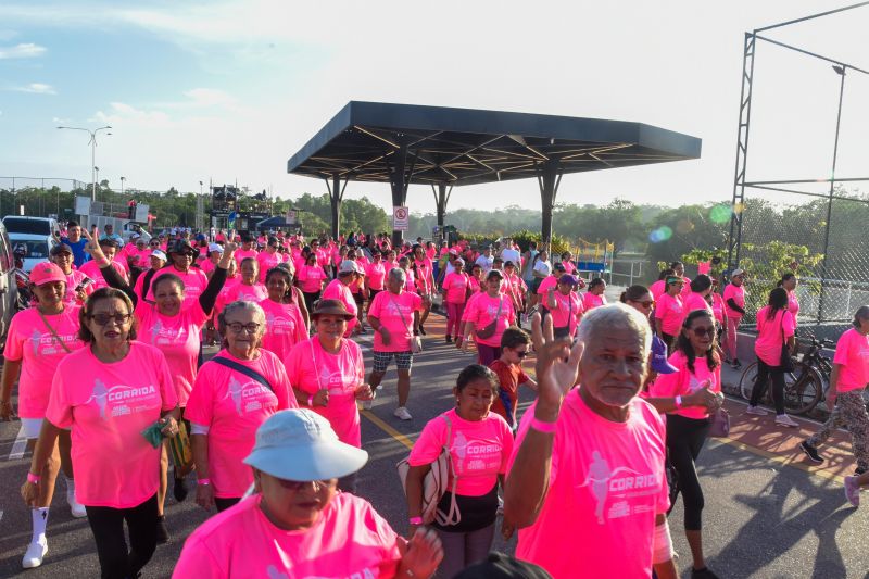 ll Corrida das Mulheres com usuários dos CRAS na Orla de Ananindeua