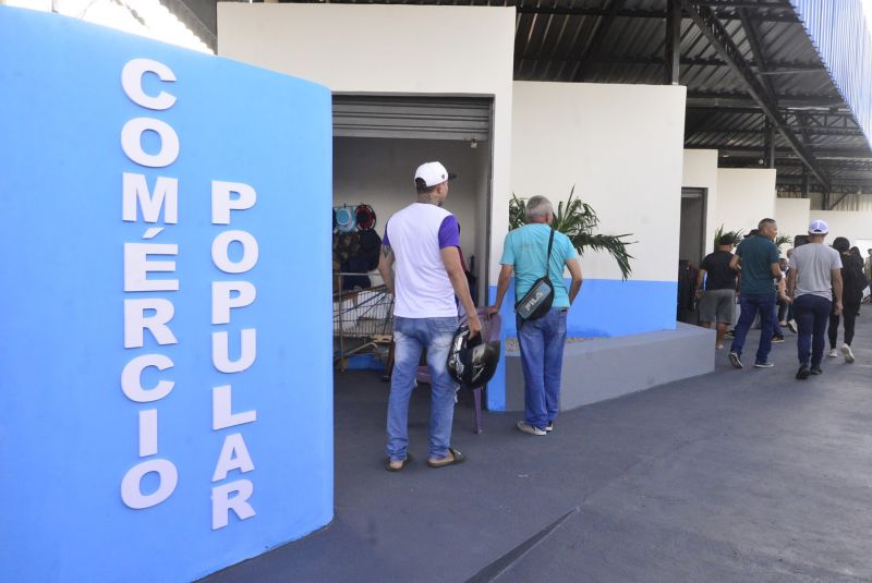 Inauguração do Comércio Popular Cidade Nova IV na av. Dom Vicente Zico