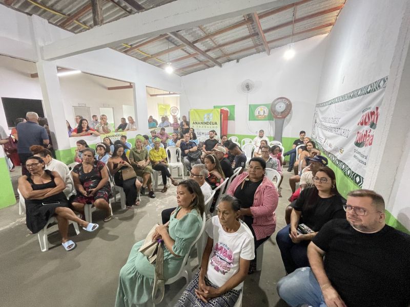 Assinatura de Ordem de Serviço para Implantação do Sisteminha e Cozinha Solidária no bairro Curuçambá