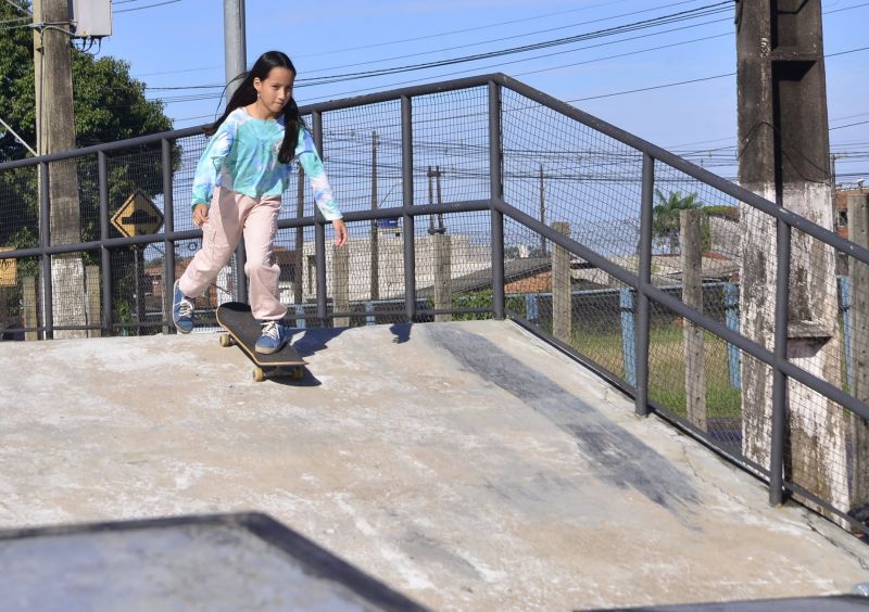 Oficina de Skate no espaço radical