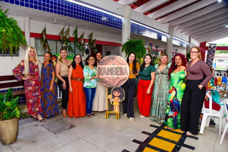 Roda de conversa com escritora Márcia Kambeba na CMREI Irmã Dulce em Águas Lindas