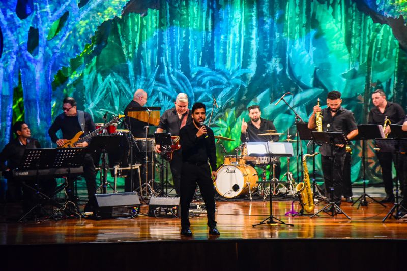 Especial de aniversário do parque com açaí Big Band no teatro Municipal de Ananindeua