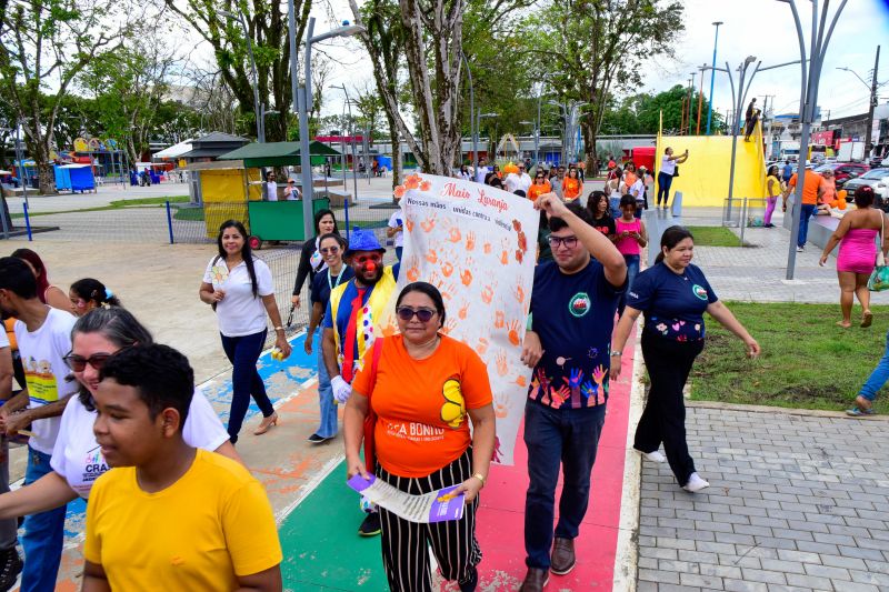 Ação Maio Laranja no complexo do Vlll
