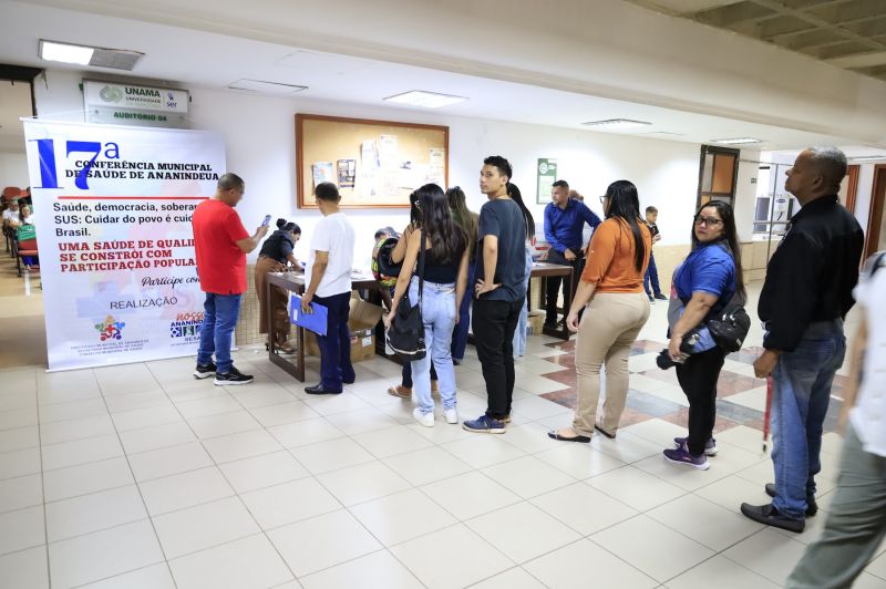 Cobertura da 17ª Conferência Municipal de Saúde de Ananindeua