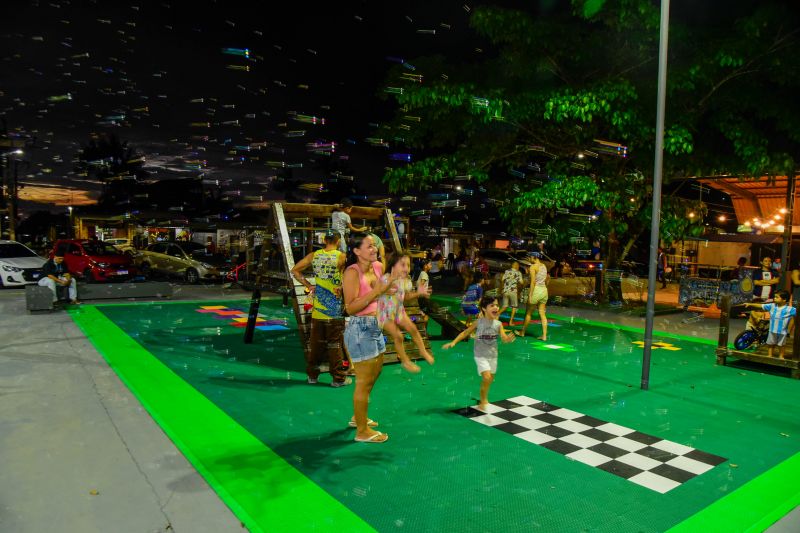 Inauguração da praça do conjunto Uirapuru no Icuí