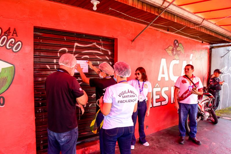 Ação MM nos pontos de açaí em Ananindeua