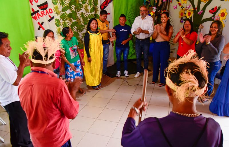 Ação com Warao no CRAS Daniel Reis