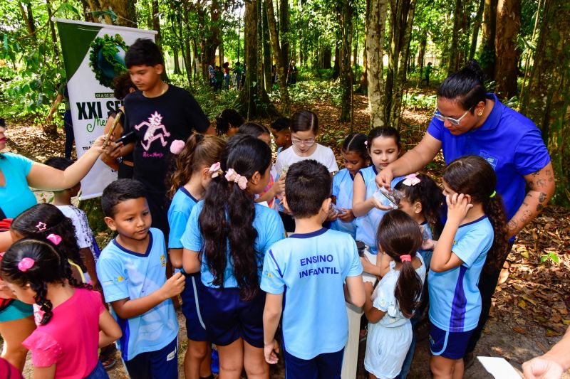 Semana do Meio Ambiente com ações de Educação Ambiental, no Bosque Marajoara no conjunto Julia Sefer
