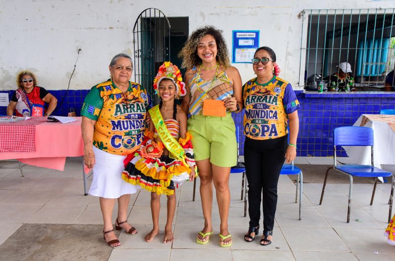 Festa junina na escola EMEF Raimunda Pinto no bairro 40 Horas