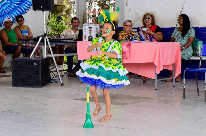 Festa junina na escola EMEF Raimunda Pinto no bairro 40 Horas