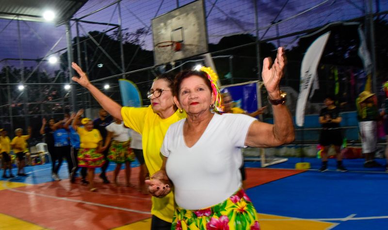 Encerramento do Cidade e Saúde na praça Tancredo Neves na Cidade Nova