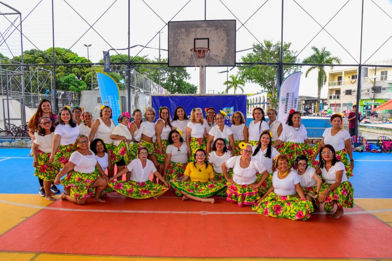 Encerramento do Cidade e Saúde na praça Tancredo Neves na Cidade Nova