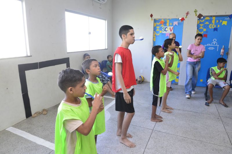 Colônia de férias no CRAS Curuçambá