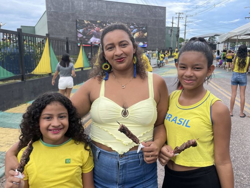 Jogo da Seleção Brasileira no Parque Vila Maguary
