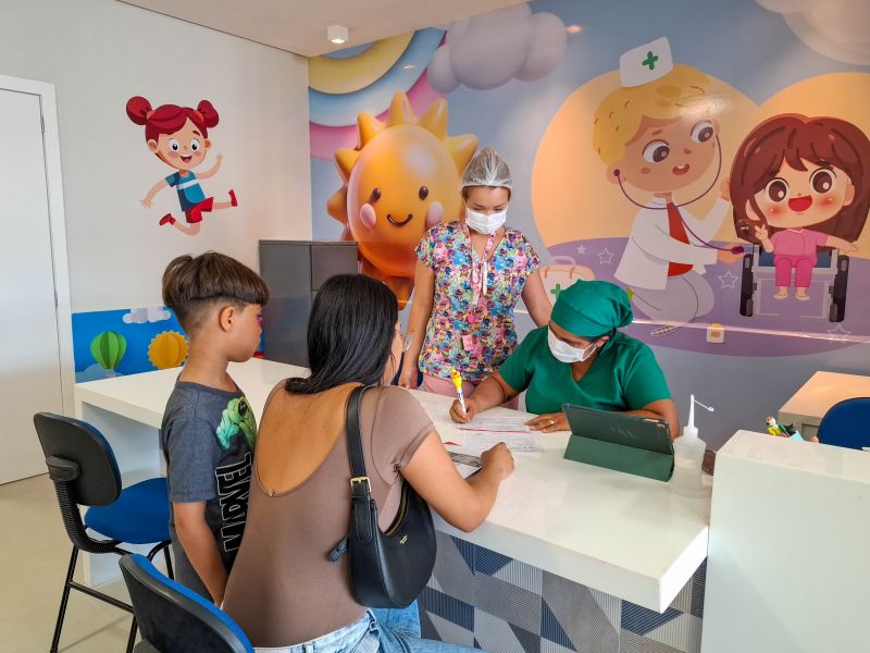 Hospital Infantil primeira etapa ambulatório na Cidade Nova