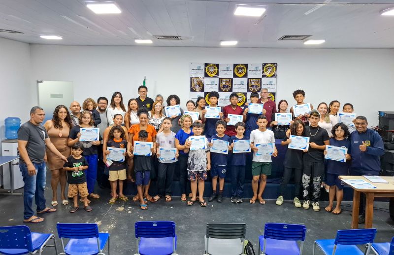 Encerramento das Férias Esportivas e entrega dos Certificados