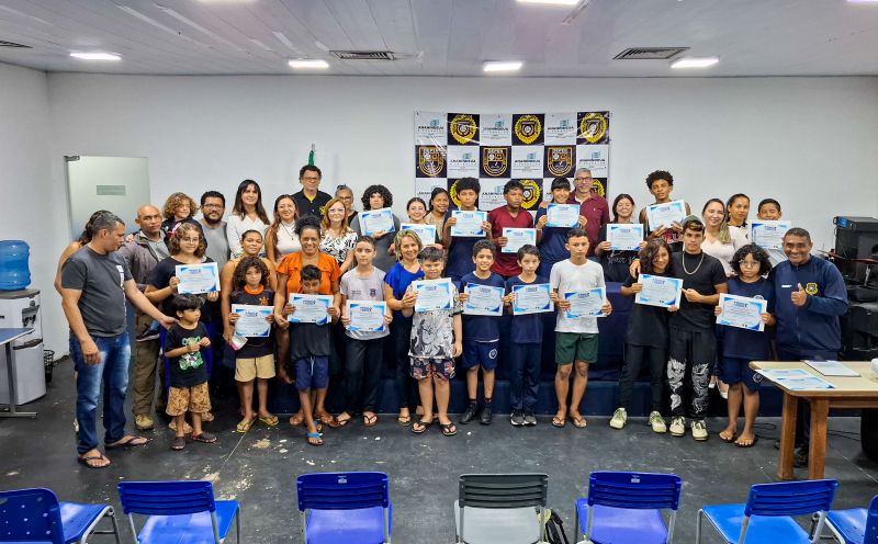 Encerramento das Férias Esportivas e entrega dos Certificados