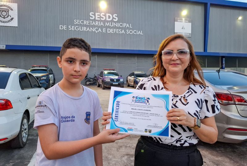 Encerramento das Férias Esportivas e entrega dos Certificados