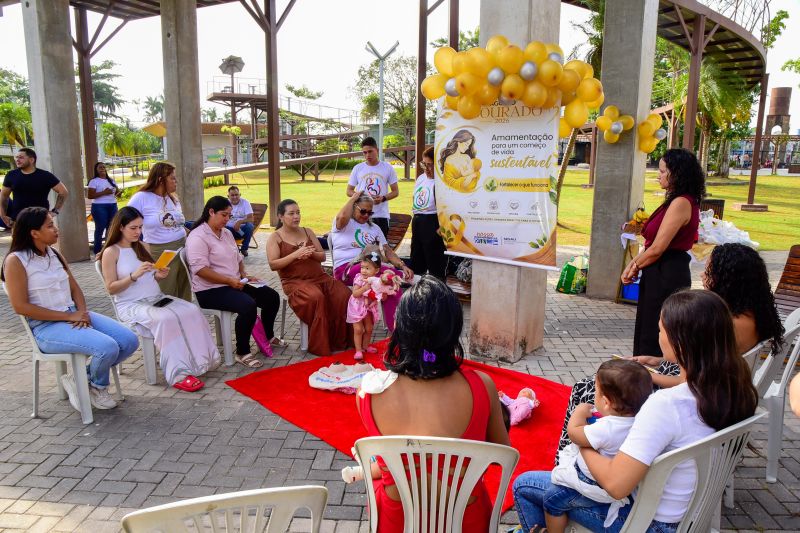 Agosto Dourado com amamentação para um começo de vida sustentável: Fortalecer o que funciona no Parque Vila Maguary
