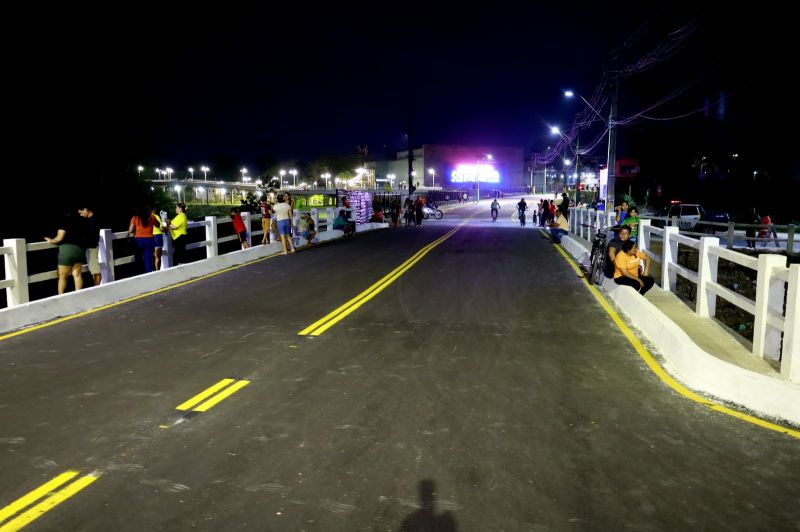 Inauguração da ponte Maguariaçu na estrada do Maguary