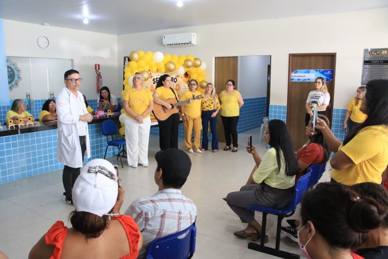 Setembro Amarelo no CAPS Ill no conjunto Julia Seffer.
