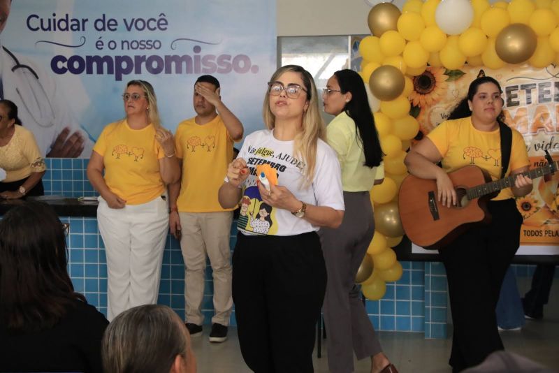 Setembro Amarelo no CAPS Ill no conjunto Julia Seffer.