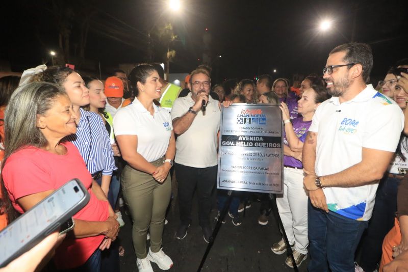 Inauguração da nova av. Helio Gueiros.