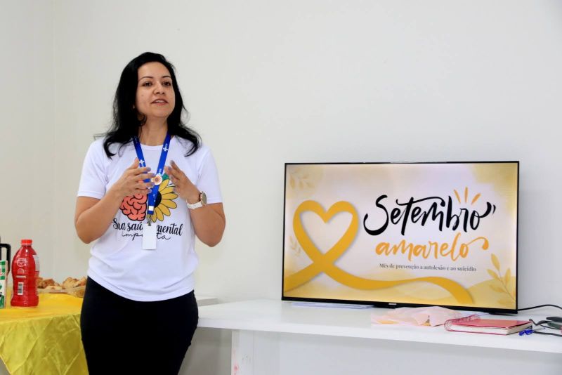 Evento Setembro Amarelo no CAPSI na travessa Cajuí.