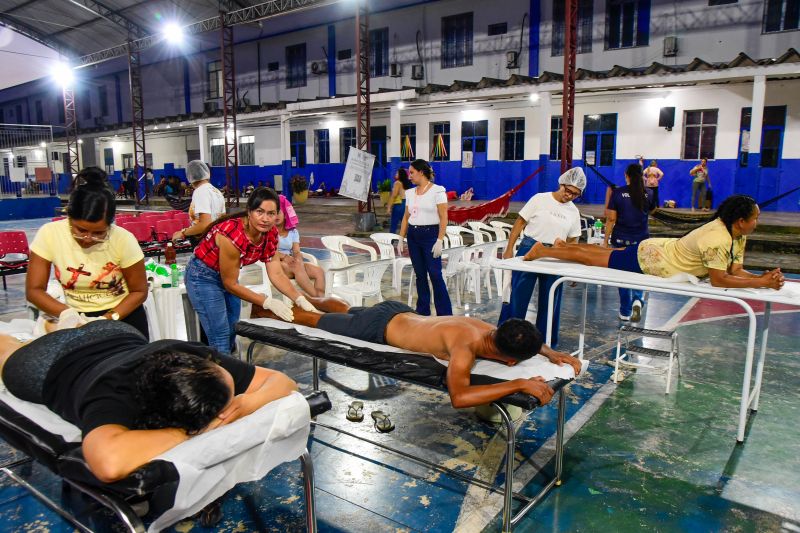 Acolhida dos Romeiros na escola Selesiana do Trabalho na BR 316
