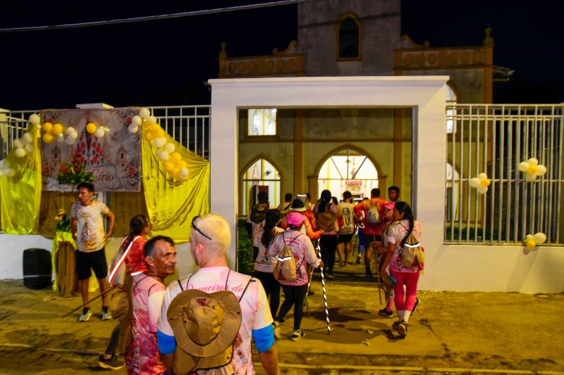 Acolhida dos Romeiros na escola Selesiana do Trabalho na BR 316