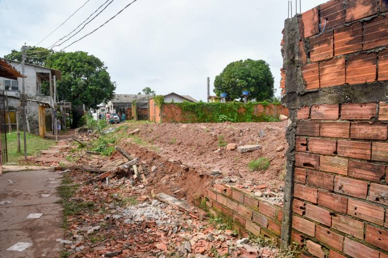 Detalhes do desabamento